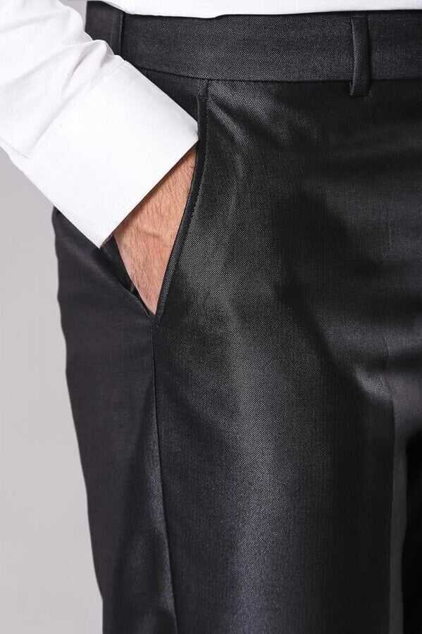 WSS Shiny Smoked Men's Suit  - Riverton