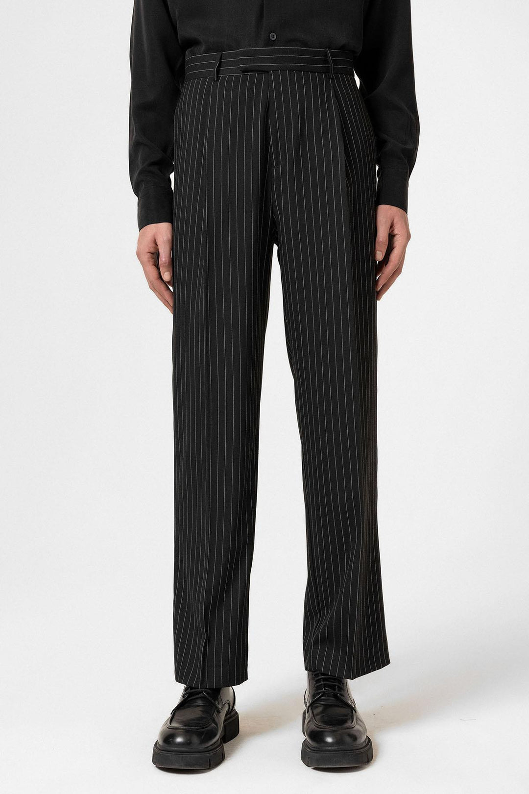 ANT Antioch Black Striped Relaxed Fit Men's Pants - Spokane Valley