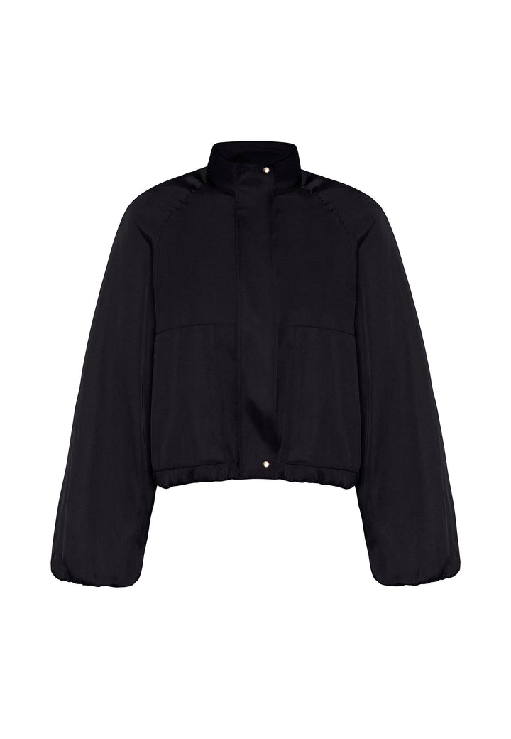 ANT Antioch Black Slim Fit Women's Bomber Jacket - Cholet