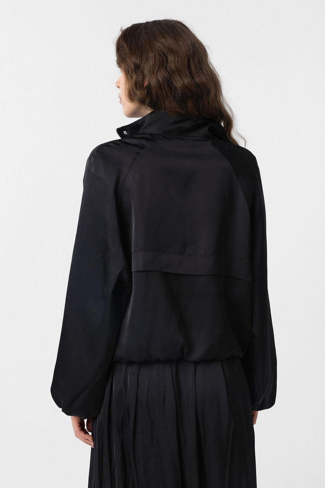 ANT Antioch Black Slim Fit Women's Bomber Jacket - Cholet