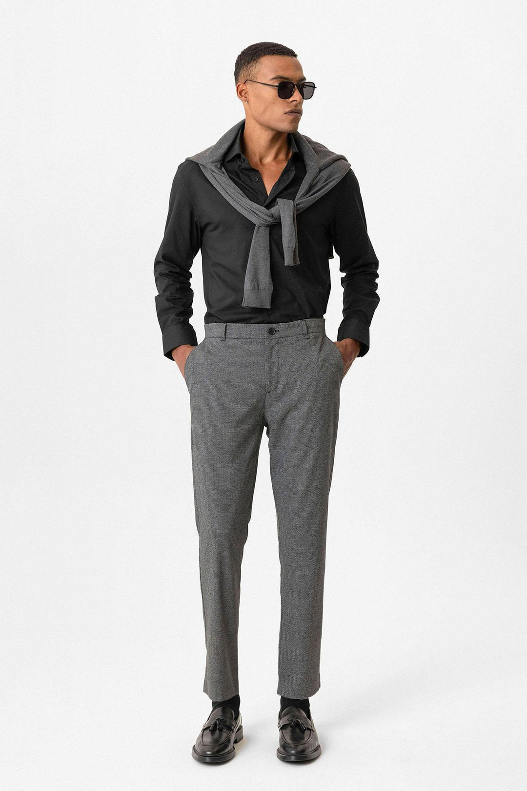 ANT Antioch Black Textured Men's Pants - Azuqueca de Henares