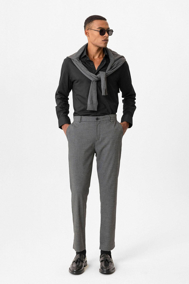 ANT Antioch Black Textured Men's Pants - Azuqueca de Henares