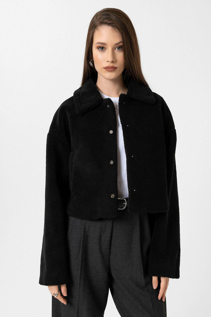 ANT Antioch Black Women's Soft Textured Jacket - Wakefield