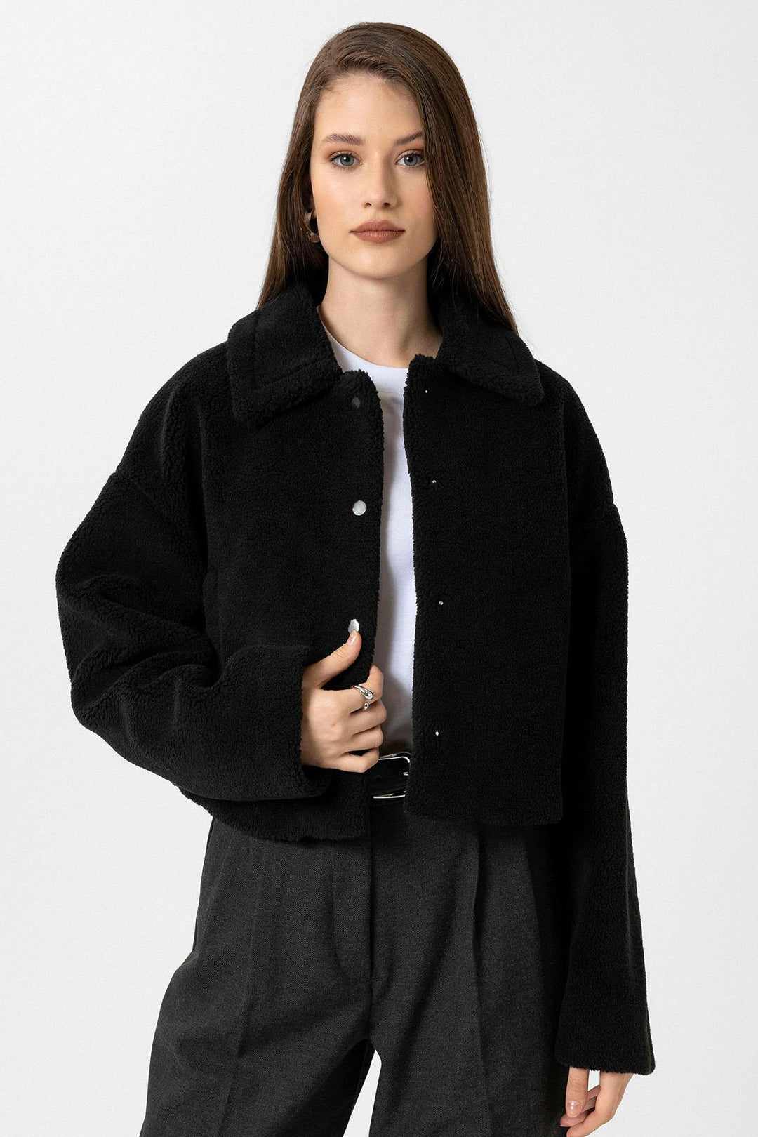 ANT Antioch Black Women's Soft Textured Jacket - Wakefield