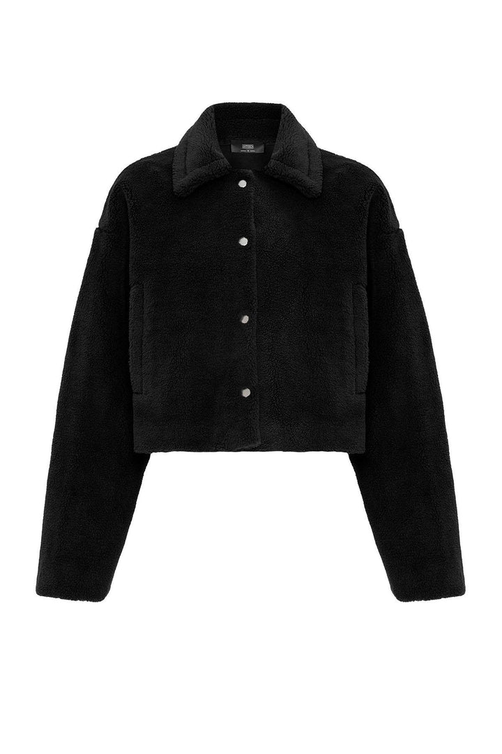 ANT Antioch Black Women's Soft Textured Jacket - Wakefield