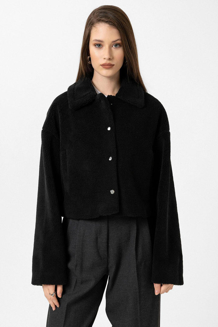 ANT Antioch Black Women's Soft Textured Jacket - Wakefield