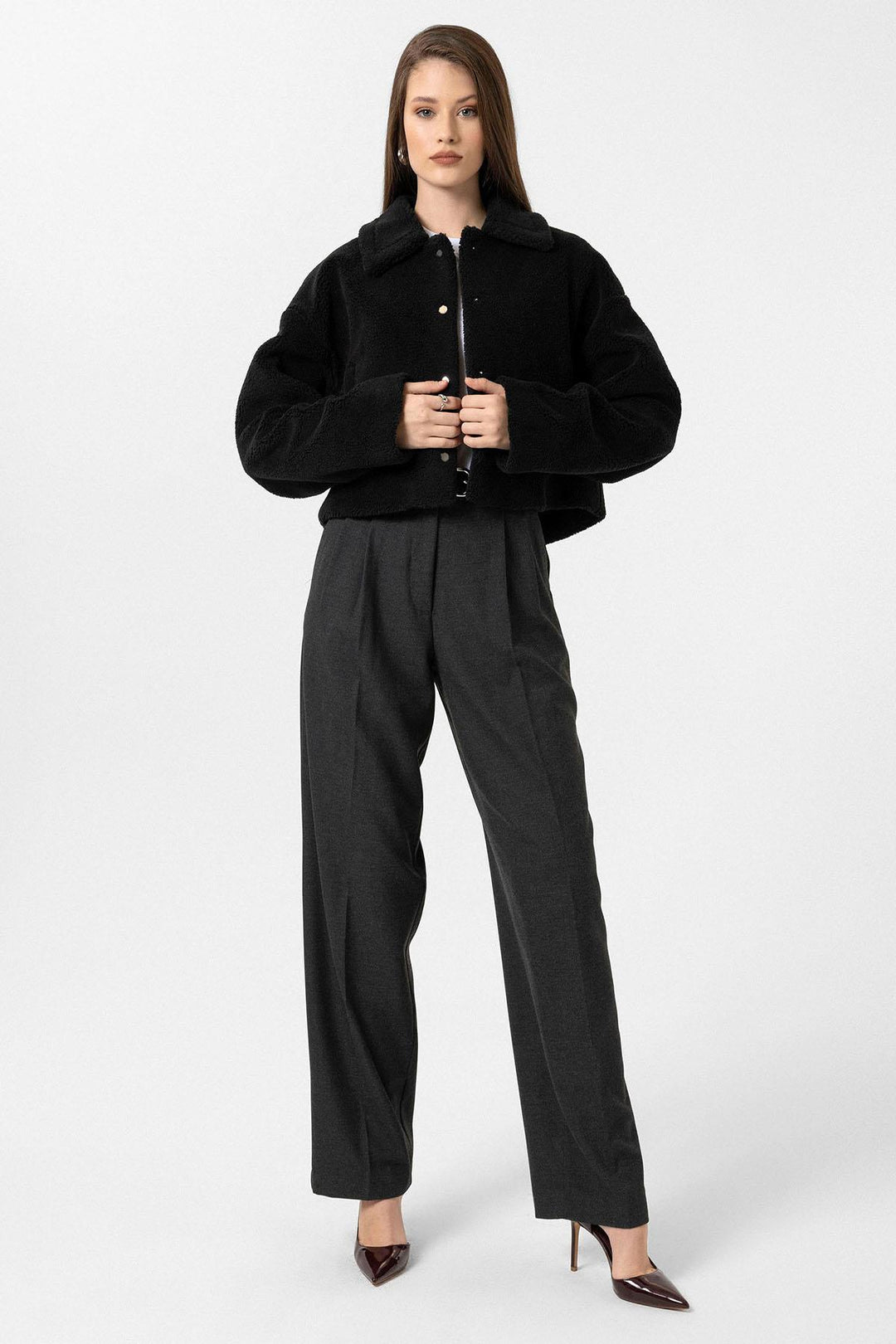 ANT Antioch Black Women's Soft Textured Jacket - Wakefield