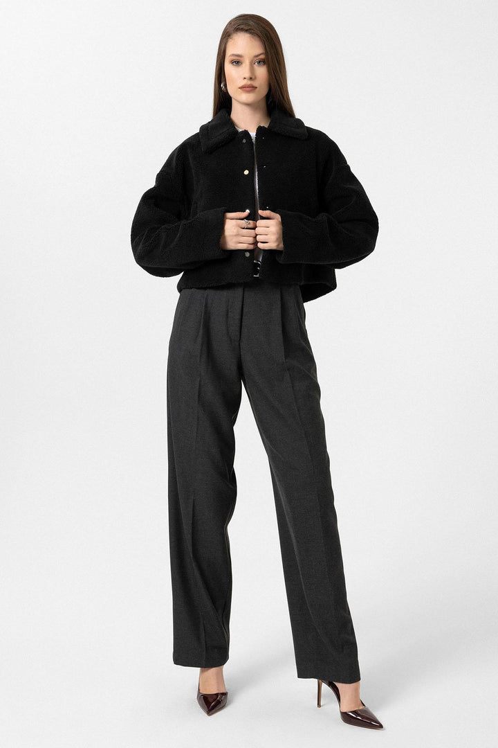 ANT Antioch Black Women's Soft Textured Jacket - Wakefield