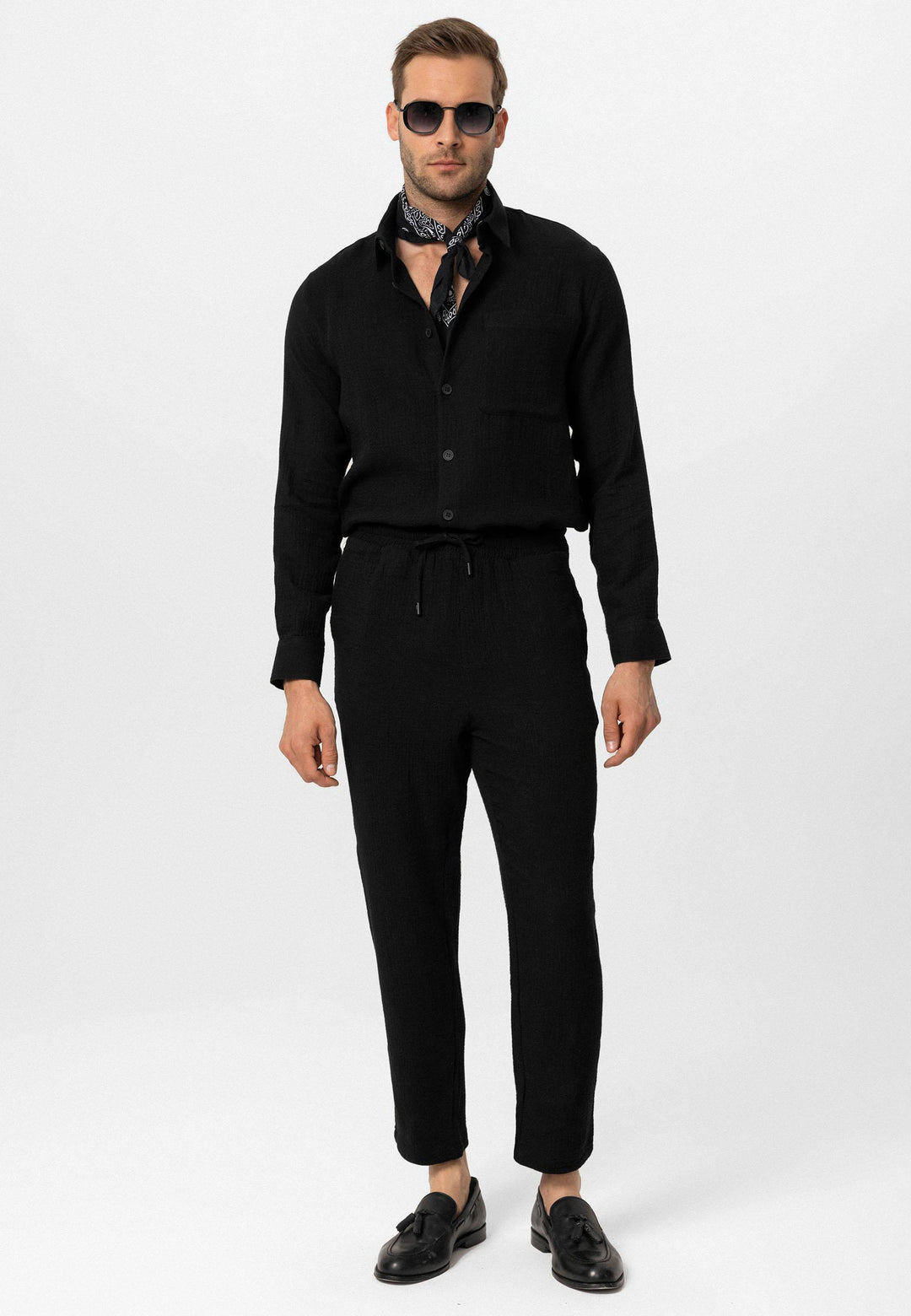 ANT Muslin Long Sleeve Men's Shirt - Celaya