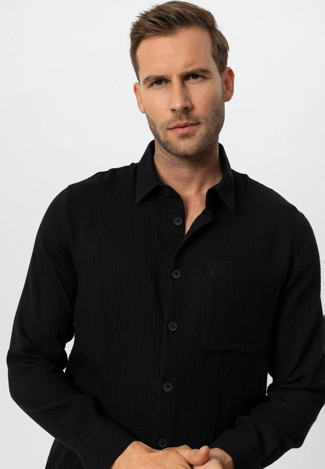 ANT Muslin Long Sleeve Men's Shirt - Celaya