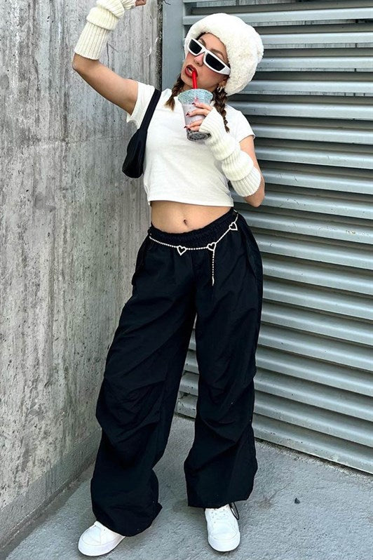 MDX Black Parachute Jogger Women's Pants MG1726 - Tepotzotlán