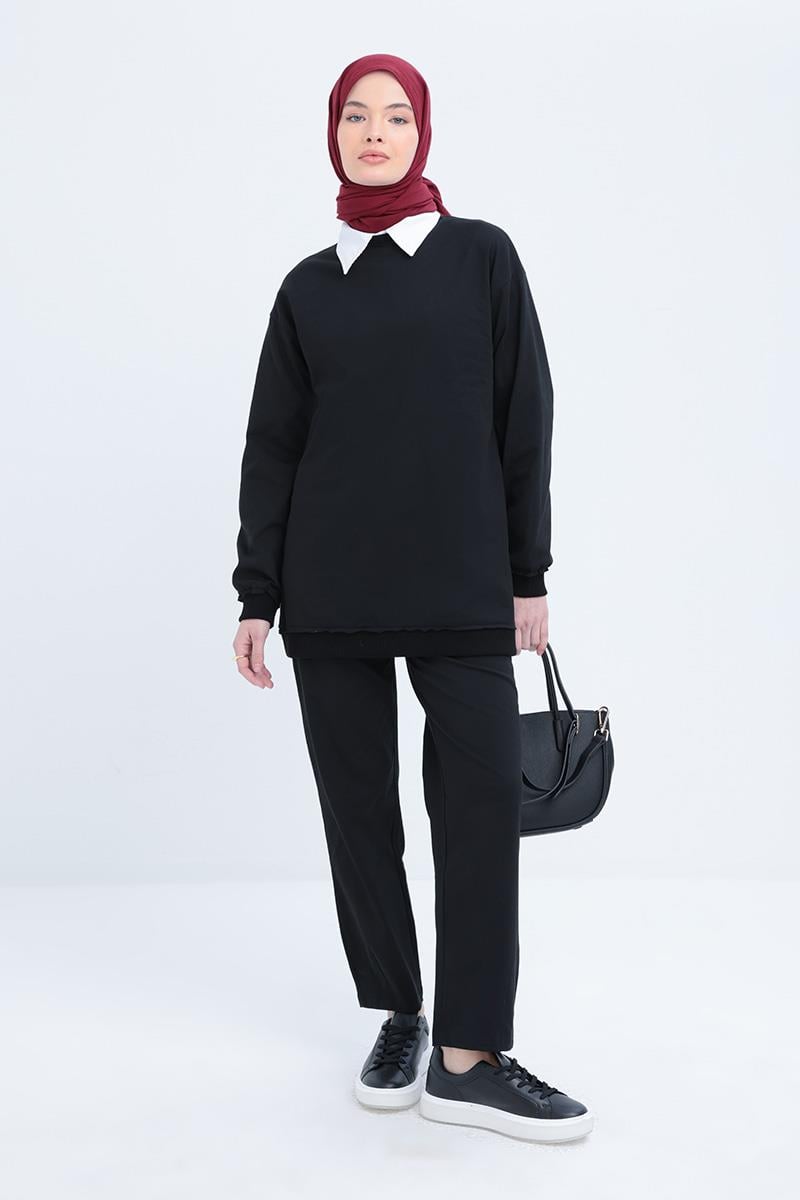 TLD Women Allday Black Black Dirty Stitched Tracksuit - Tamiami