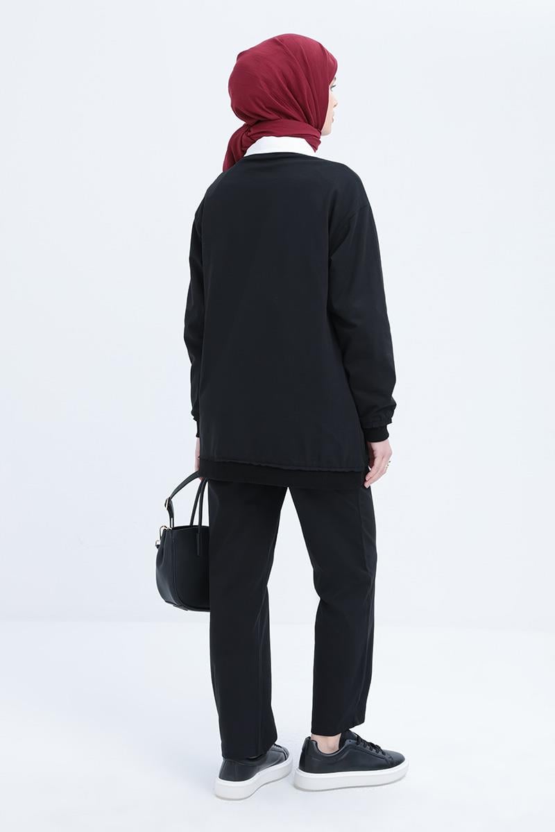 TLD Women Allday Black Black Dirty Stitched Tracksuit - Tamiami