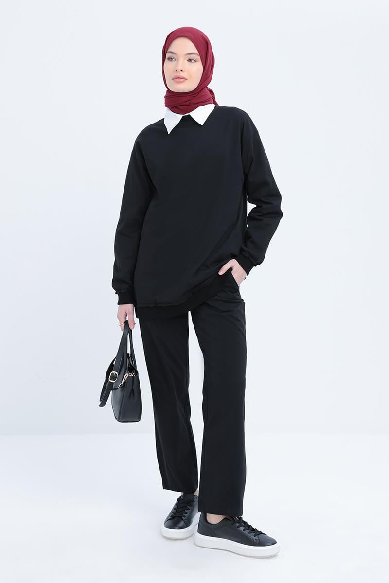 TLD Women Allday Black Black Dirty Stitched Tracksuit - Tamiami