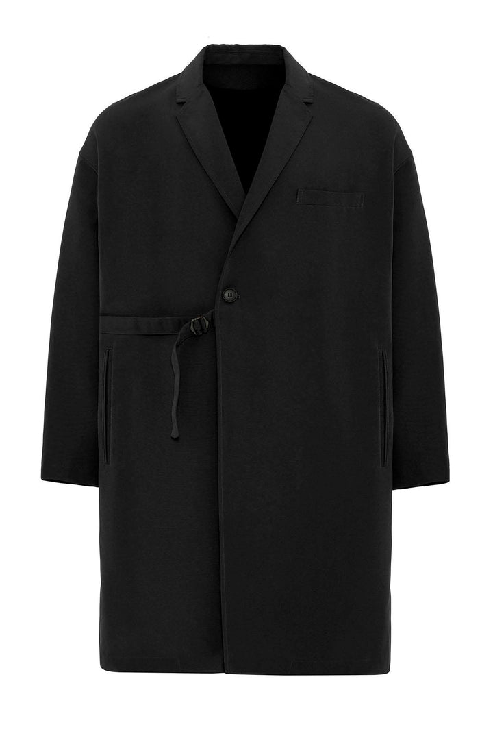 ANT Men's Trench Coat with Buckle Detail - Carmichael