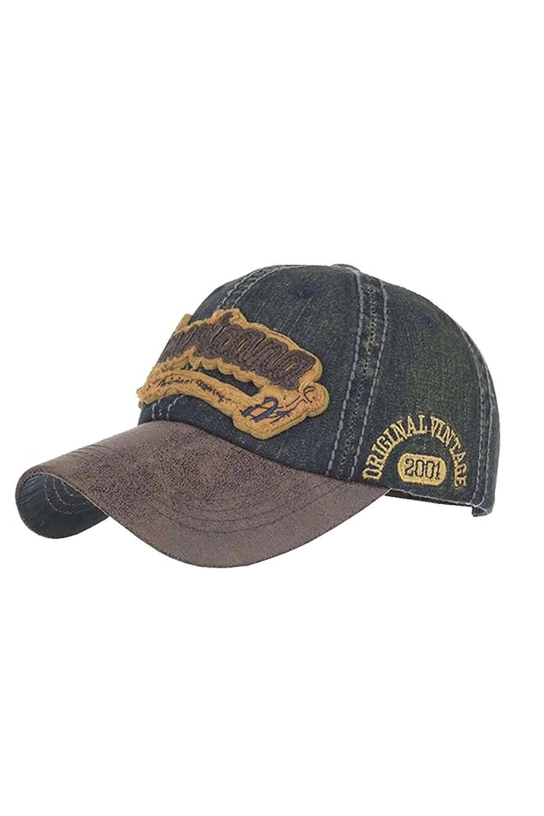 Black Vintage Denim Hat BCNSV-2514456 - Moncalieri