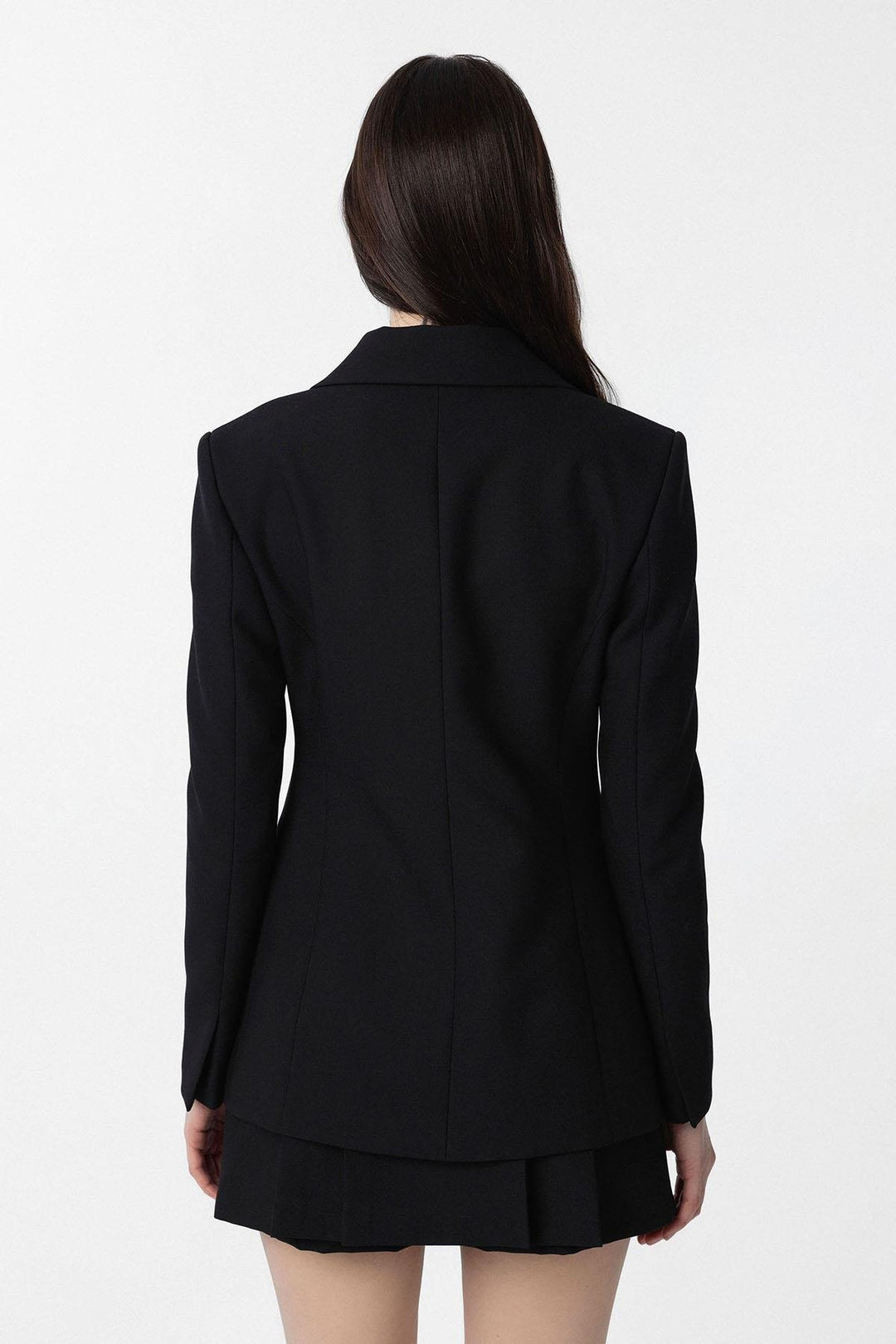 ANT Antioch Black Woman Sitting on Body Blazer Jacket - Tampico
