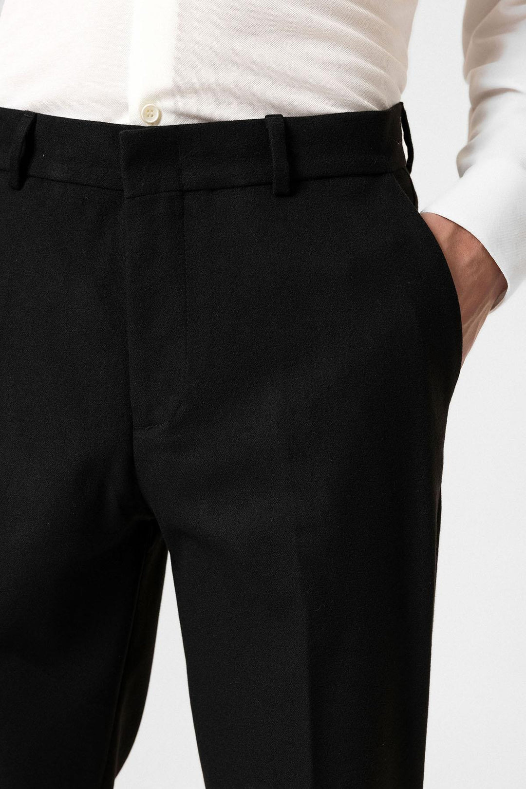 ANT Antioch Black High Waist Classic Men's Pants - La Quinta