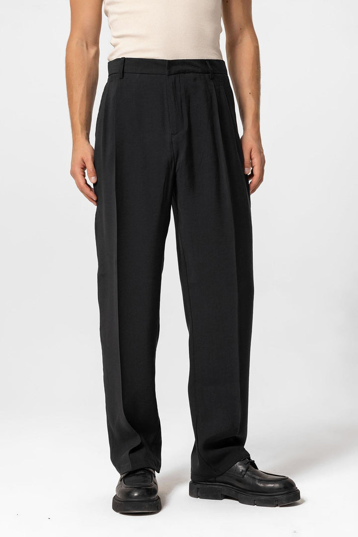 ANT High Waist Pleated Baggy Men's Pants - Ravenna