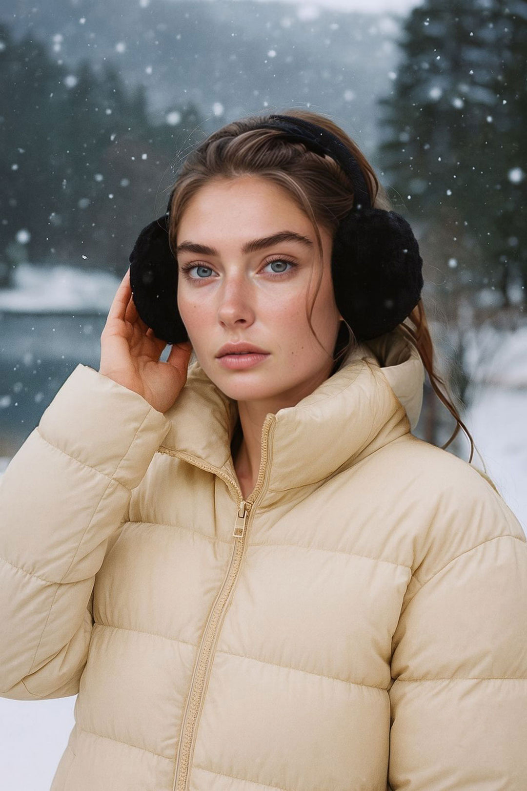 Black Plush Headphones BCNSV-25WT1013 - Mühlhausen