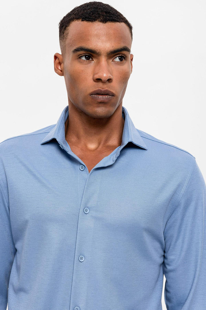 ANT Slim Fit Woven Men's Shirt - Revere