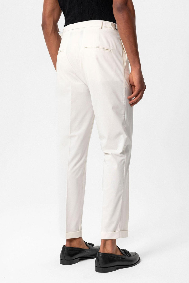 ANT Slim Fit Double Leg Men's Trousers - Kozáni