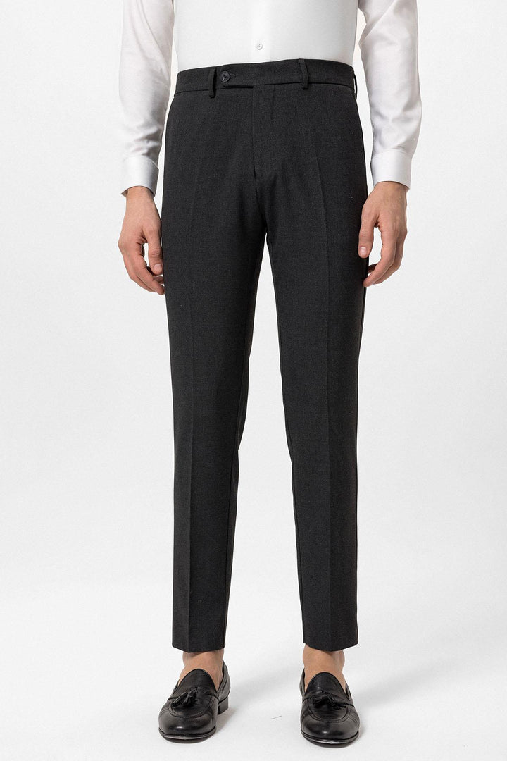 ANT Slim Fit Men's Fabric Trousers - Moerdijk
