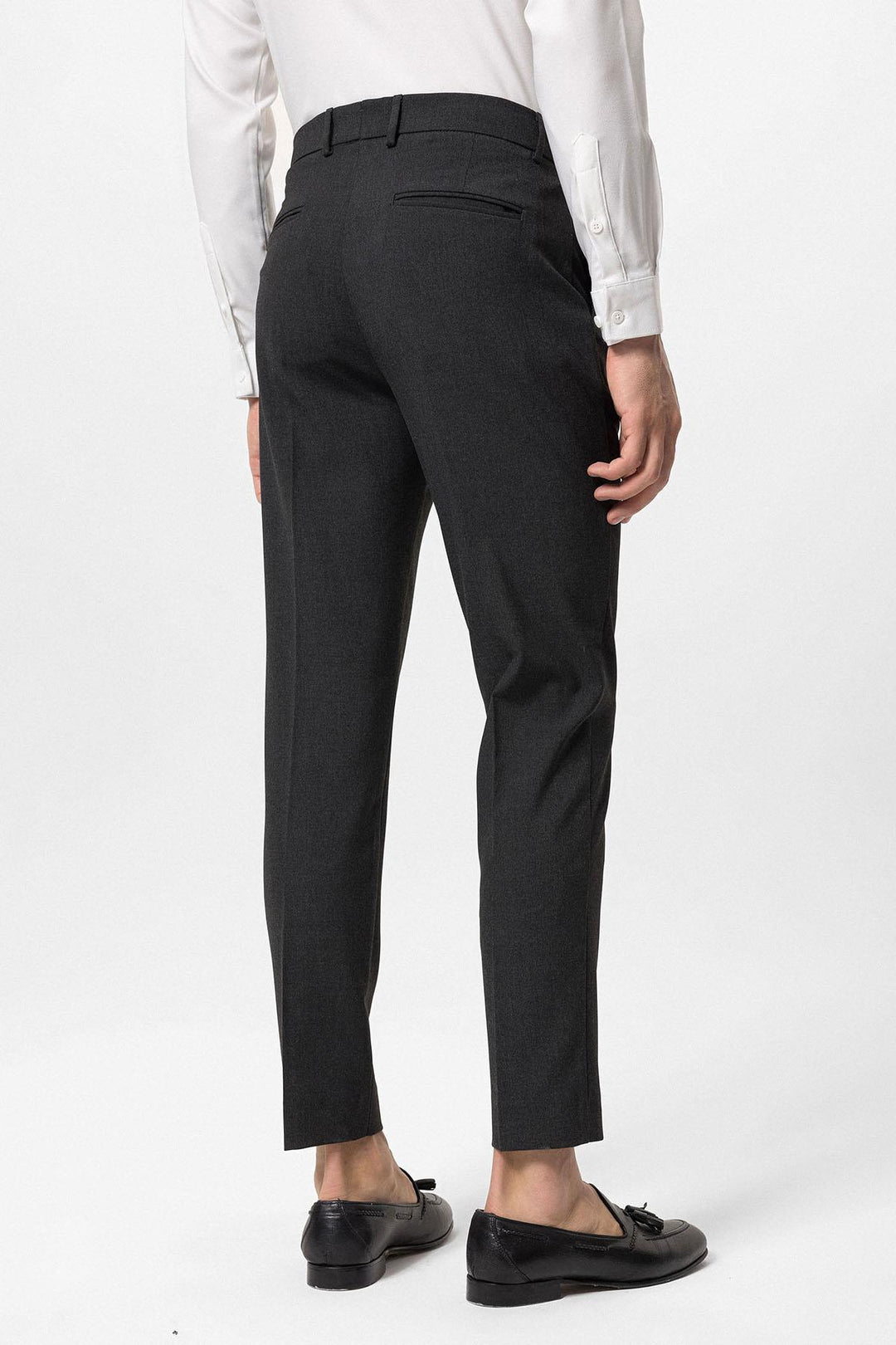 ANT Slim Fit Men's Fabric Trousers - Moerdijk