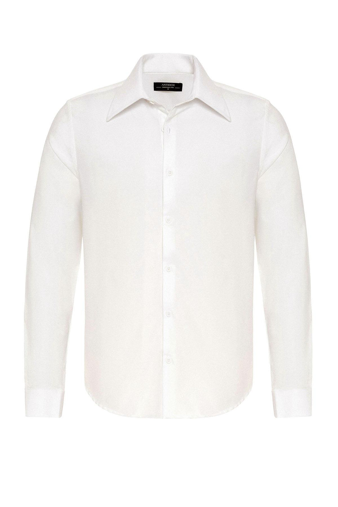 ANT Slim Fit Men's Long Sleeve Wide Collar Shirt - Providence