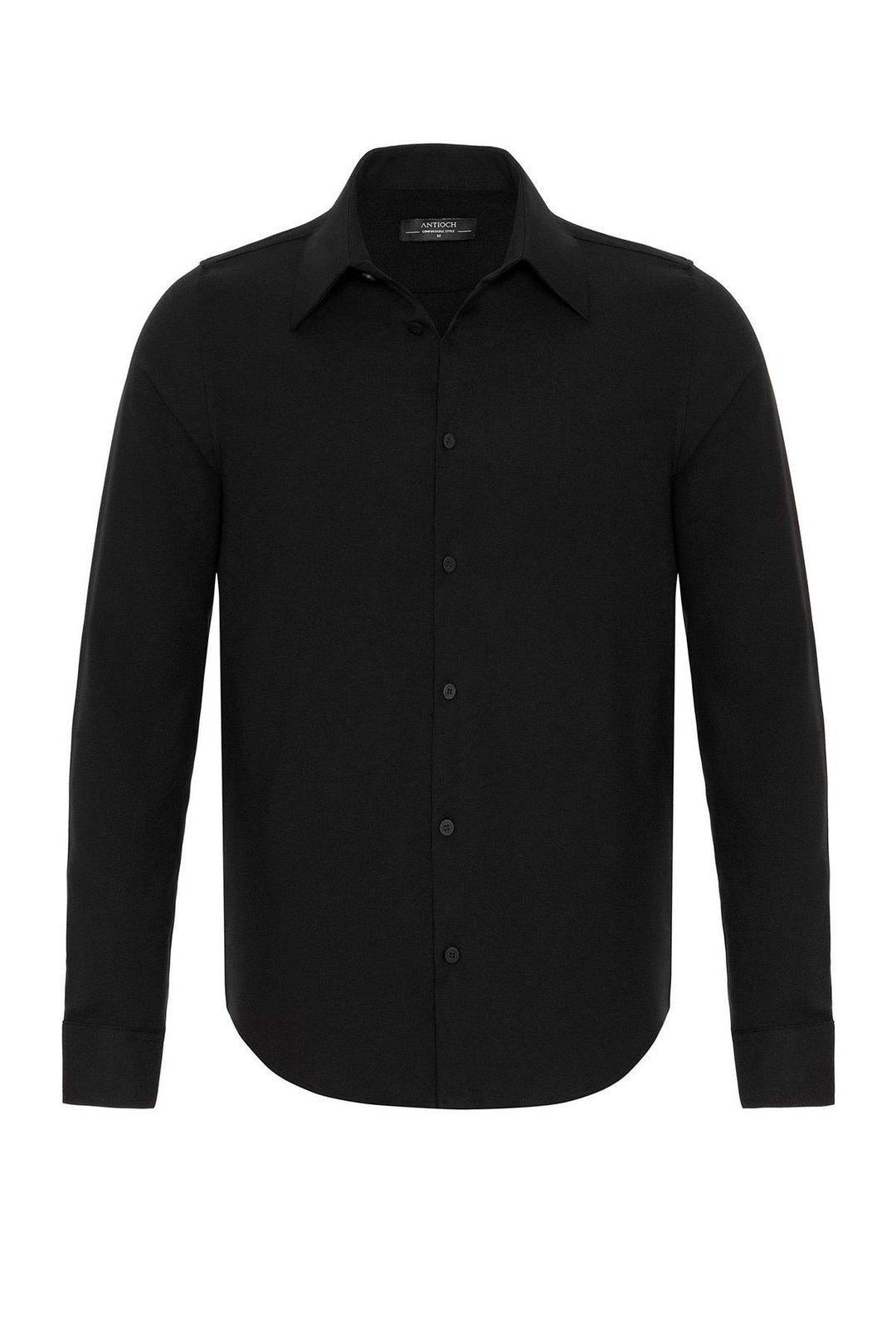 ANT Slim Fit Men's Long Sleeve Wide Collar Shirt - Pflugerville