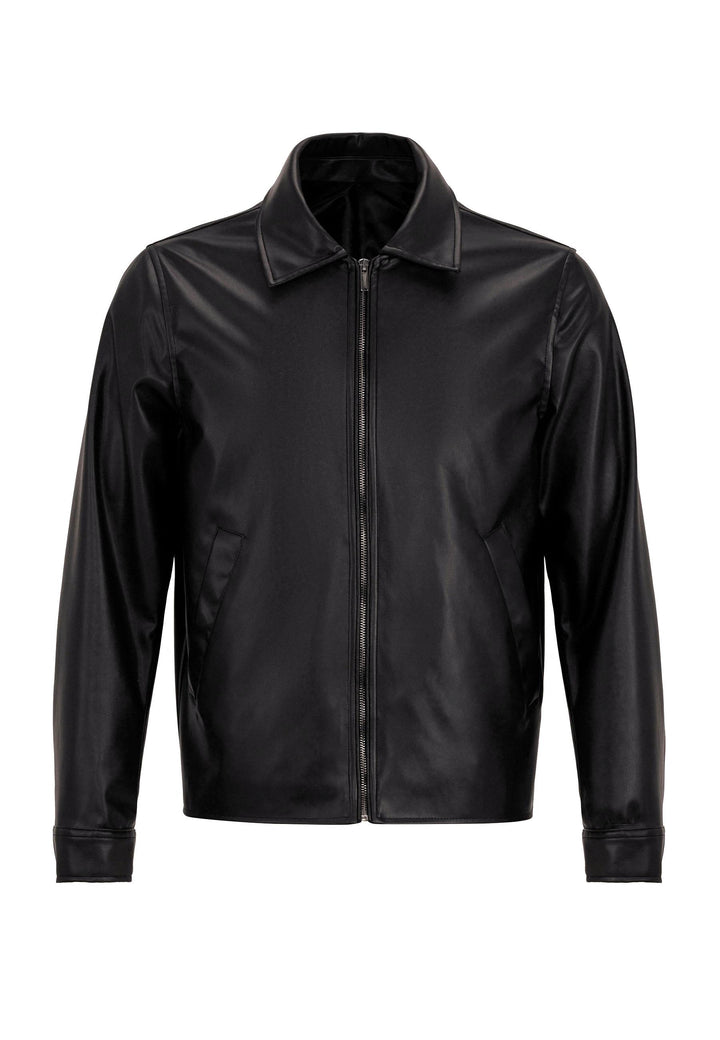 ANT Faux Leather Men's Coat - Johns Creek