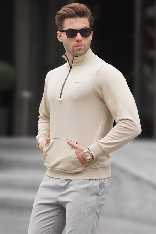 MDX Madmext Beige Men's Sweatshirt 5300 - Stamford
