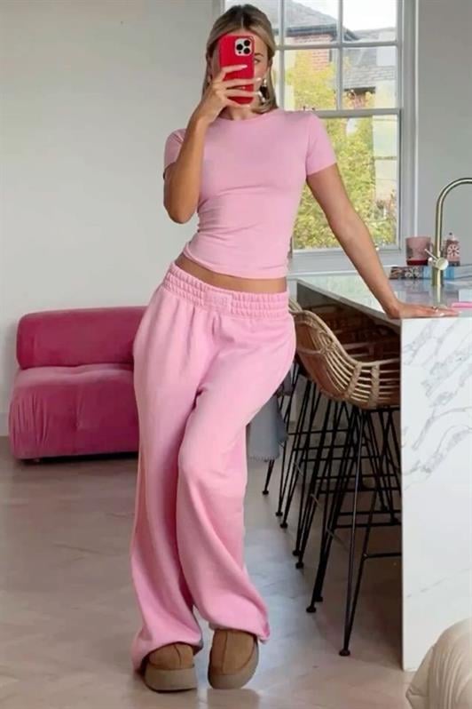 MDX Pink Bicycle Collar Basic Women's T-Shirt MG1725 - Pembroke Pines