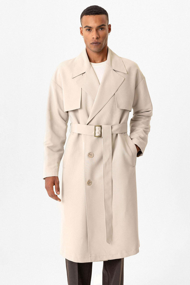 ANT Double Breasted Closure Belted Trench Coat - Bietigheim-Bissingen