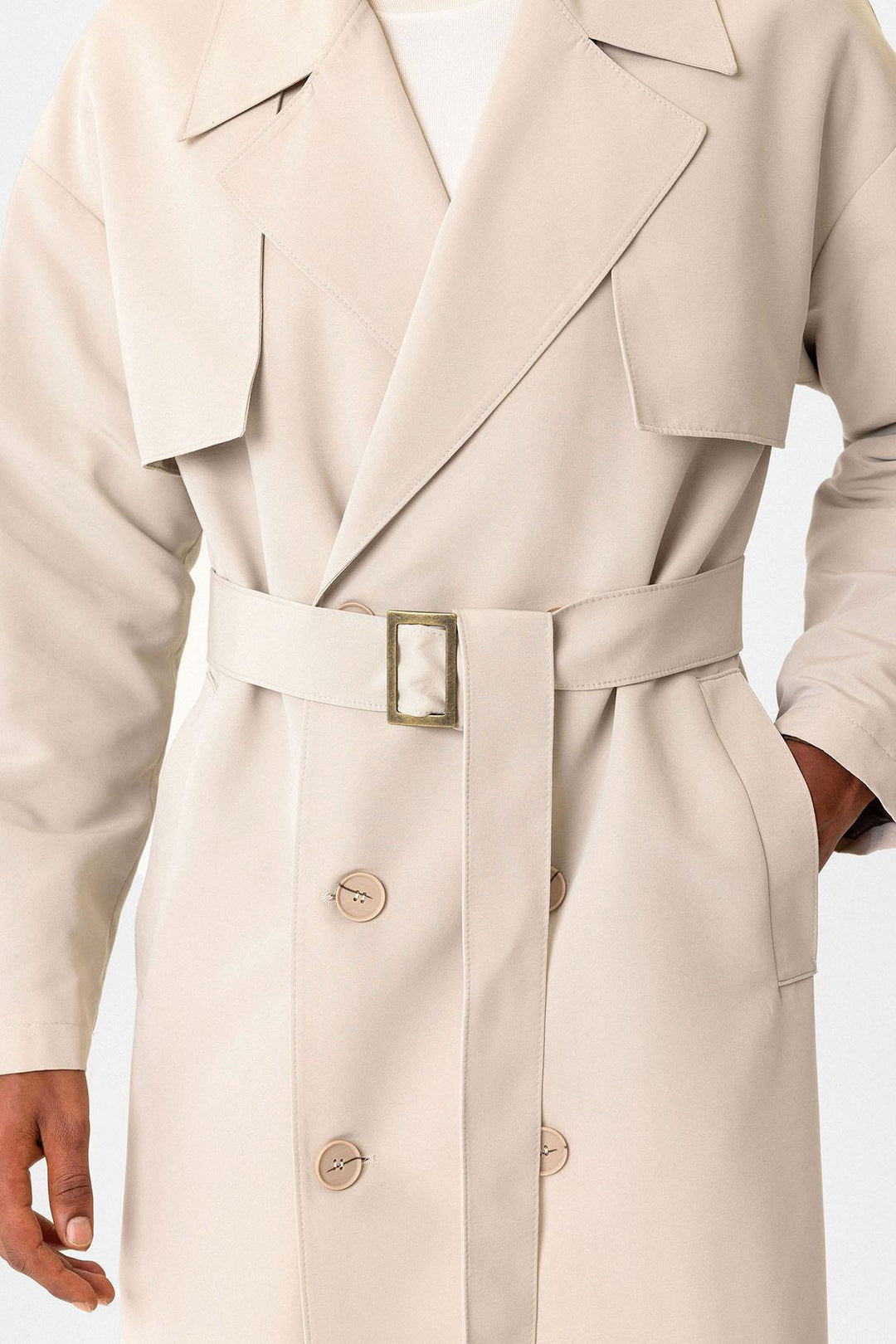 ANT Double Breasted Closure Belted Trench Coat - Bietigheim-Bissingen