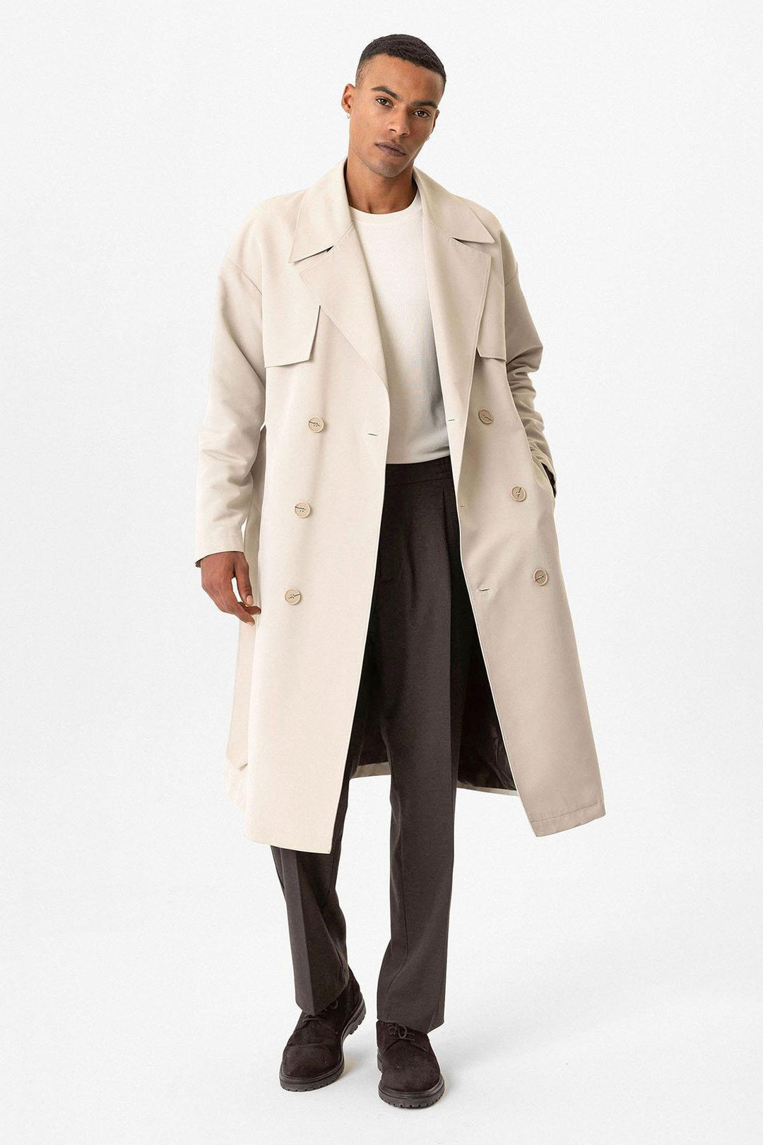 ANT Double Breasted Closure Belted Trench Coat - Bietigheim-Bissingen