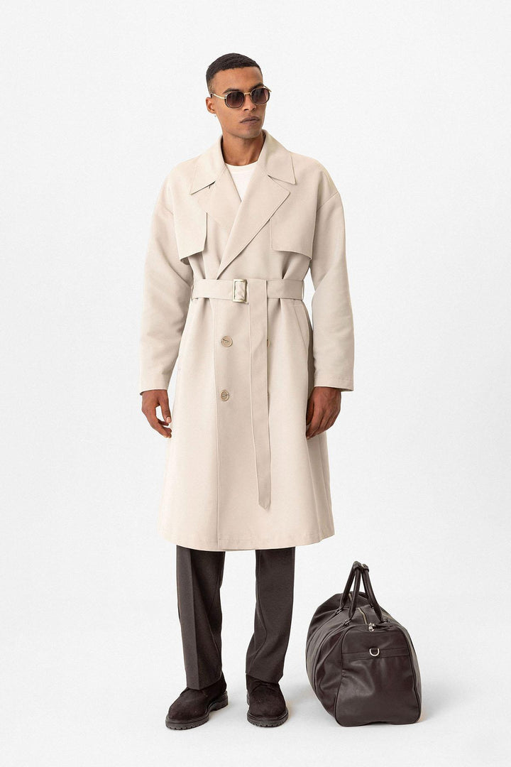ANT Double Breasted Closure Belted Trench Coat - Bietigheim-Bissingen