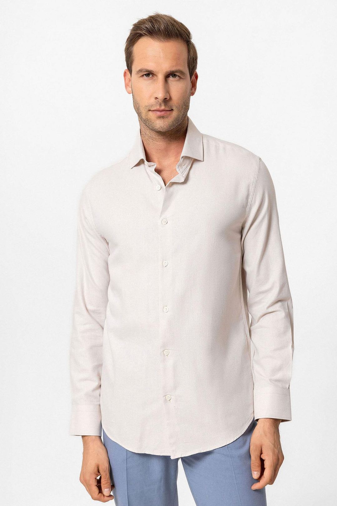 ANT Long Sleeve Slim Fit Men's Shirt - Capannori