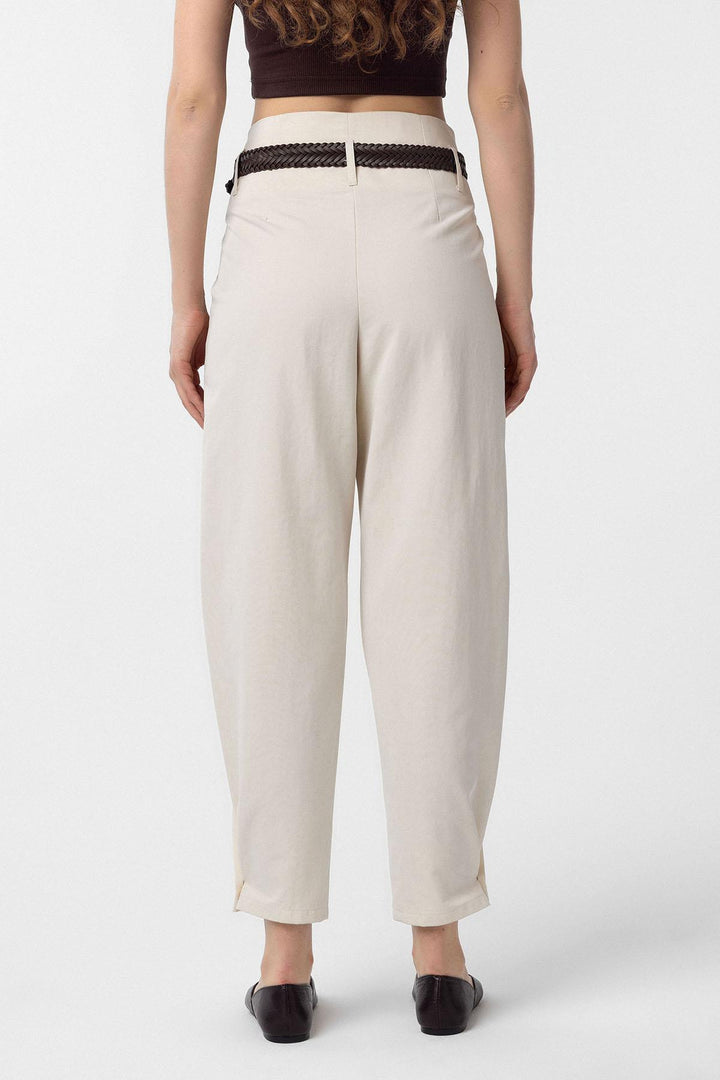 ANT Antioch Stone High Waist Buttoned Fit Women's Pants - Botoşani