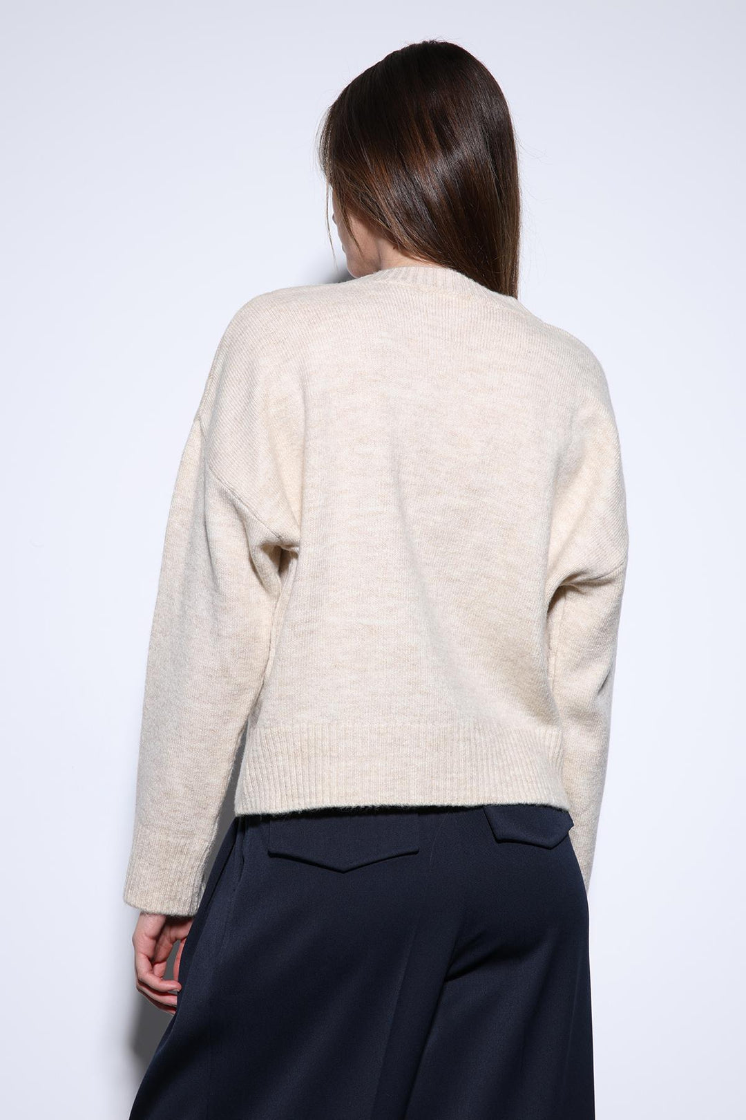 ANT Antioch Stone Wool Blend Women's Sweater - San Luis Obispo