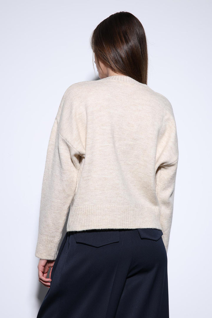 ANT Antioch Stone Wool Blend Women's Sweater - San Luis Obispo