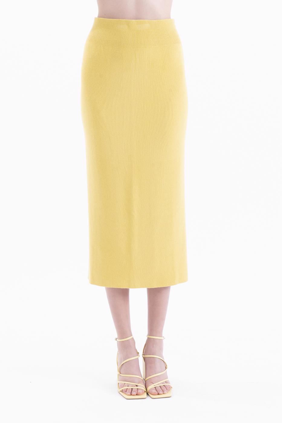 BSL Women Mono slit knitted pencil skirt - Iguala de la Independencia