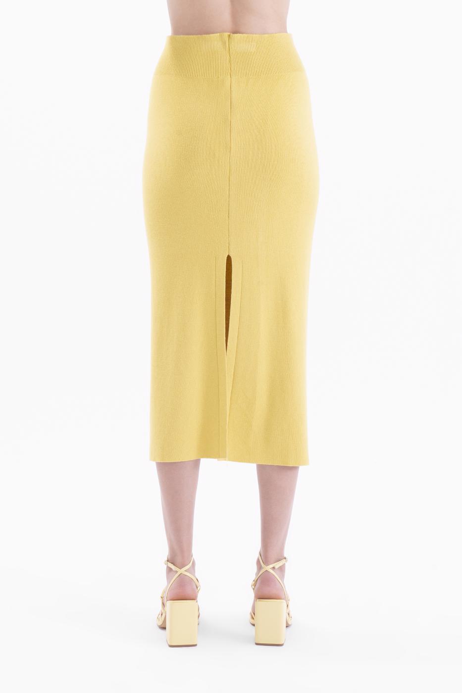 BSL Women Mono slit knitted pencil skirt - Iguala de la Independencia
