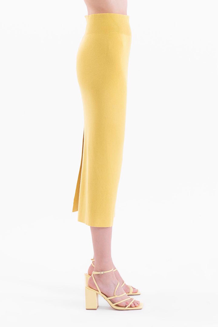 BSL Women Mono slit knitted pencil skirt - Iguala de la Independencia