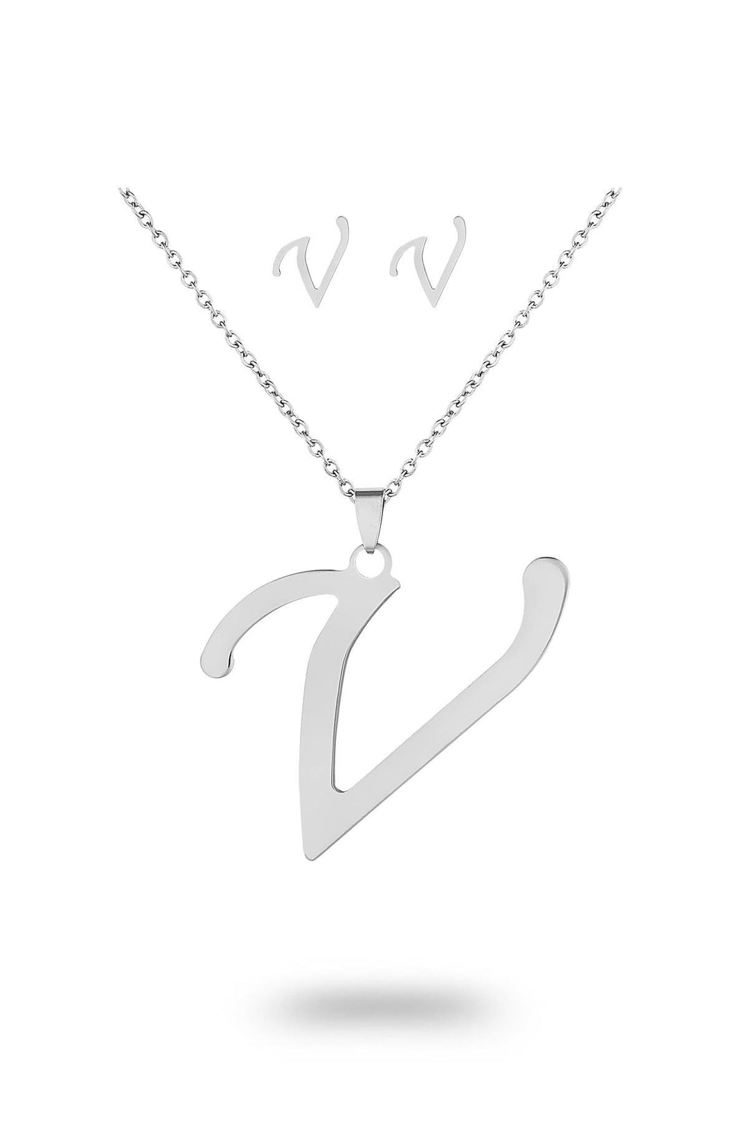 NVM TOPSHOP Time Women's Stainless Steel Necklace Earring Set TSJ4005050-VA - Yuma