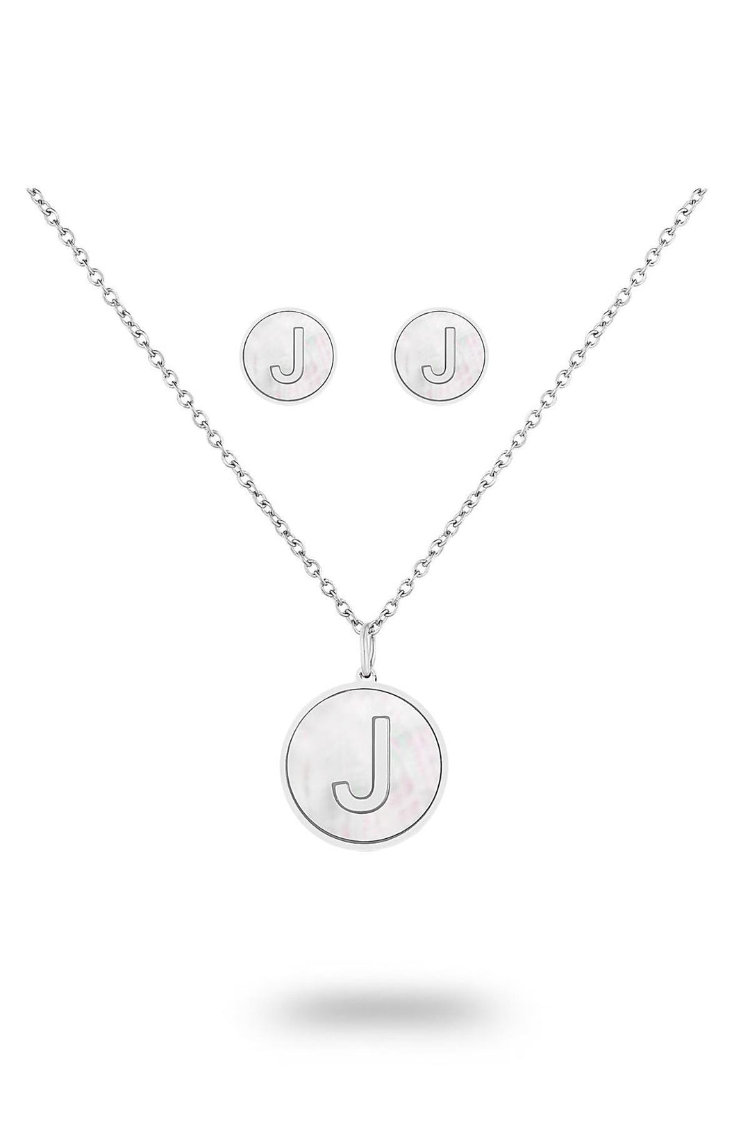 NVM TOPSHOP Time Women's Steel Necklace Earring Set TSJ4005151-JA - Tlalmanalco