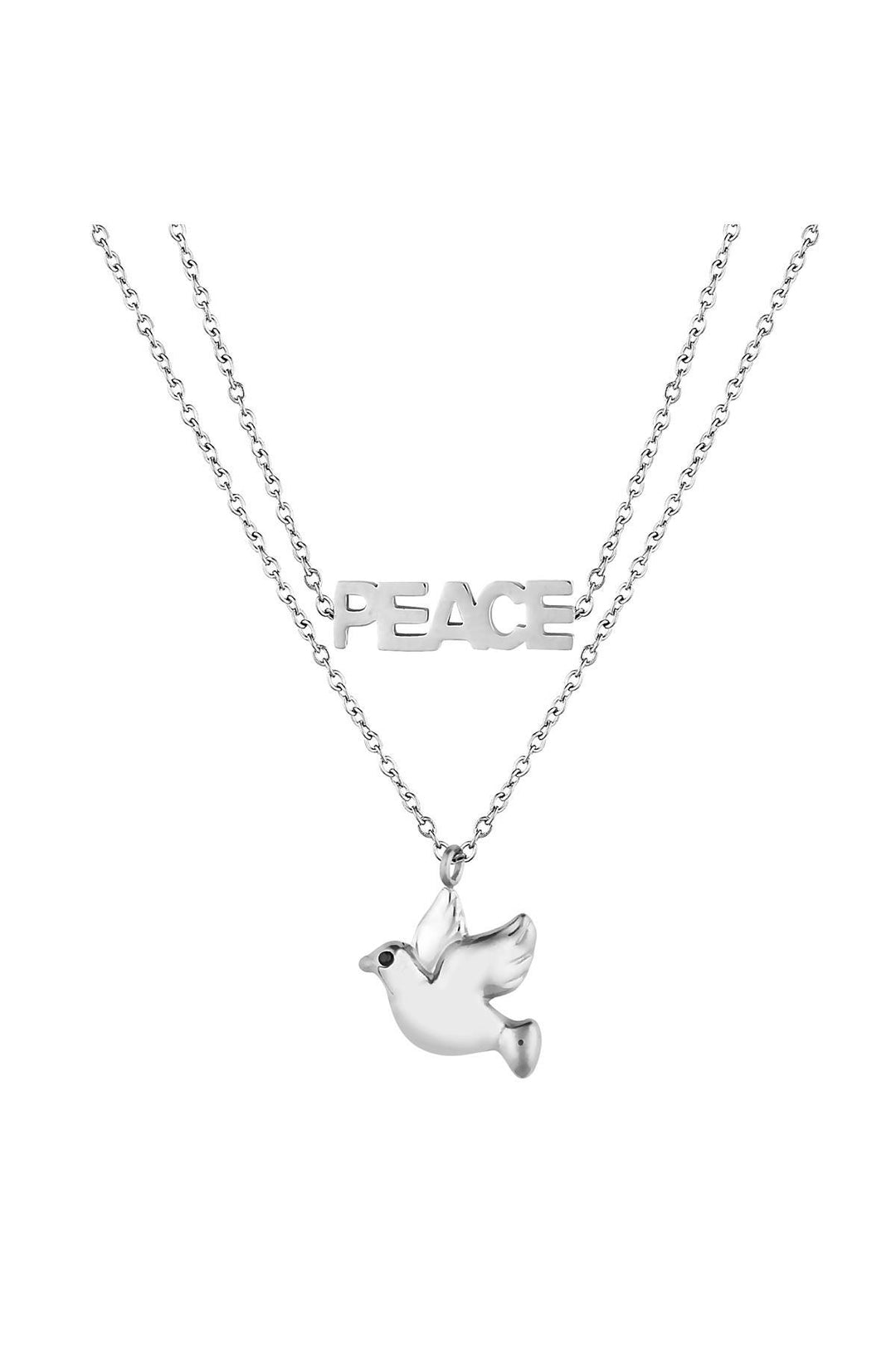 NVM TOPSHOP Time Women's Stainless Steel Necklace TSJ30189-289-A - Tres Valles