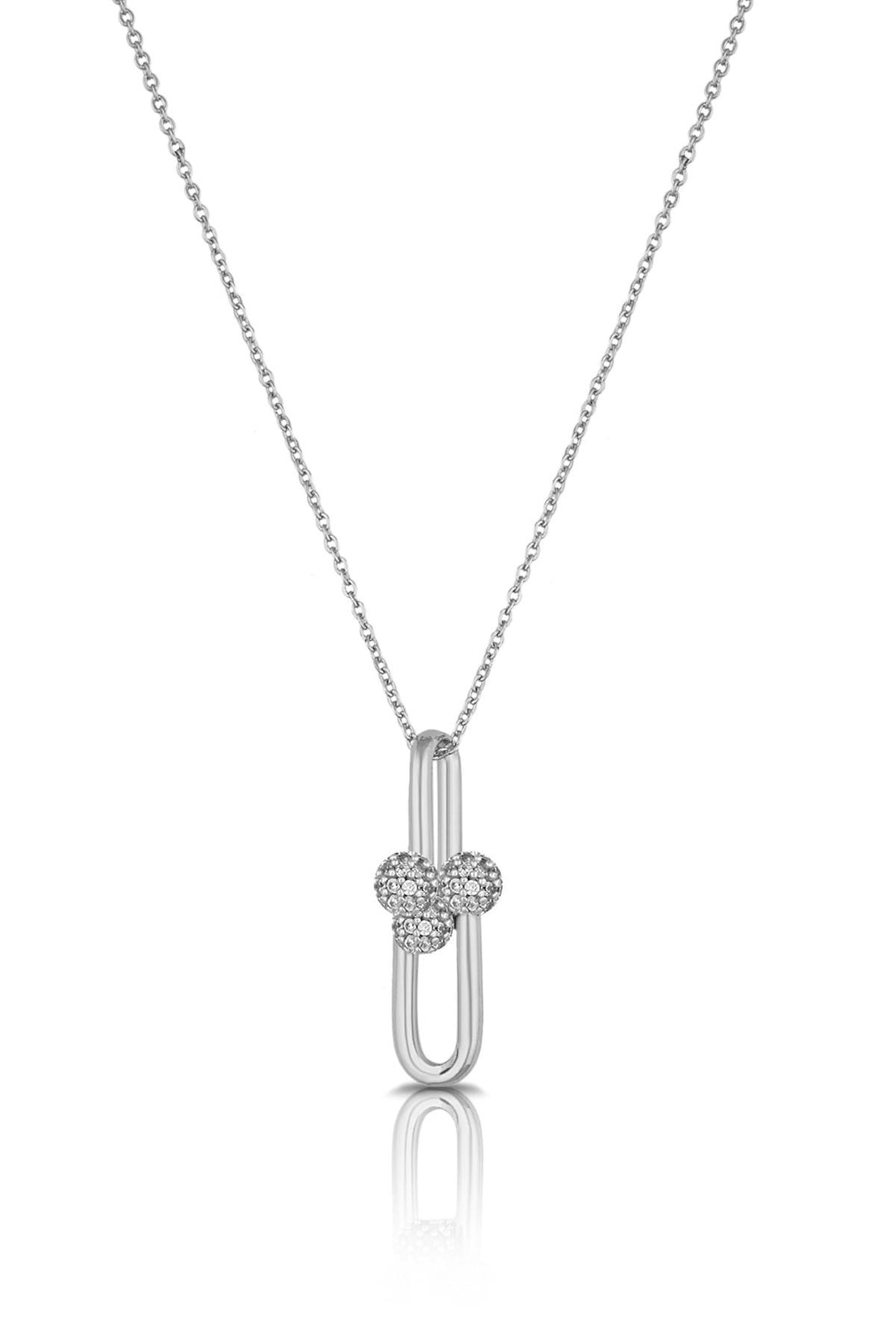 NVM TOPSHOP Time Women's Full Turquoise Zircon Stone Necklace TSJ30351-451-A - Sidcup