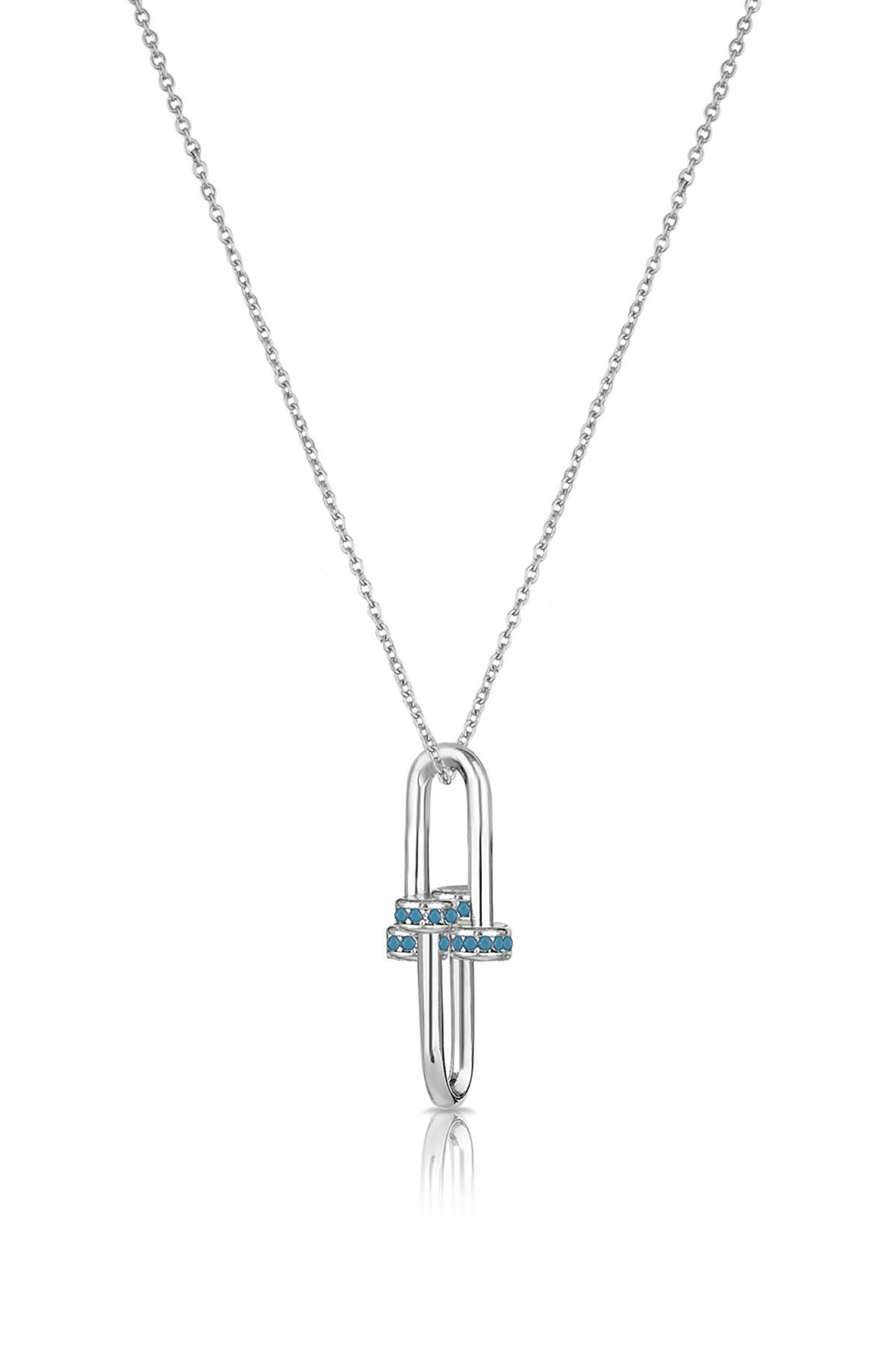 NVM TOPSHOP Time Women's Zircon Stone Necklace TSJ30411-511-A - Lehi