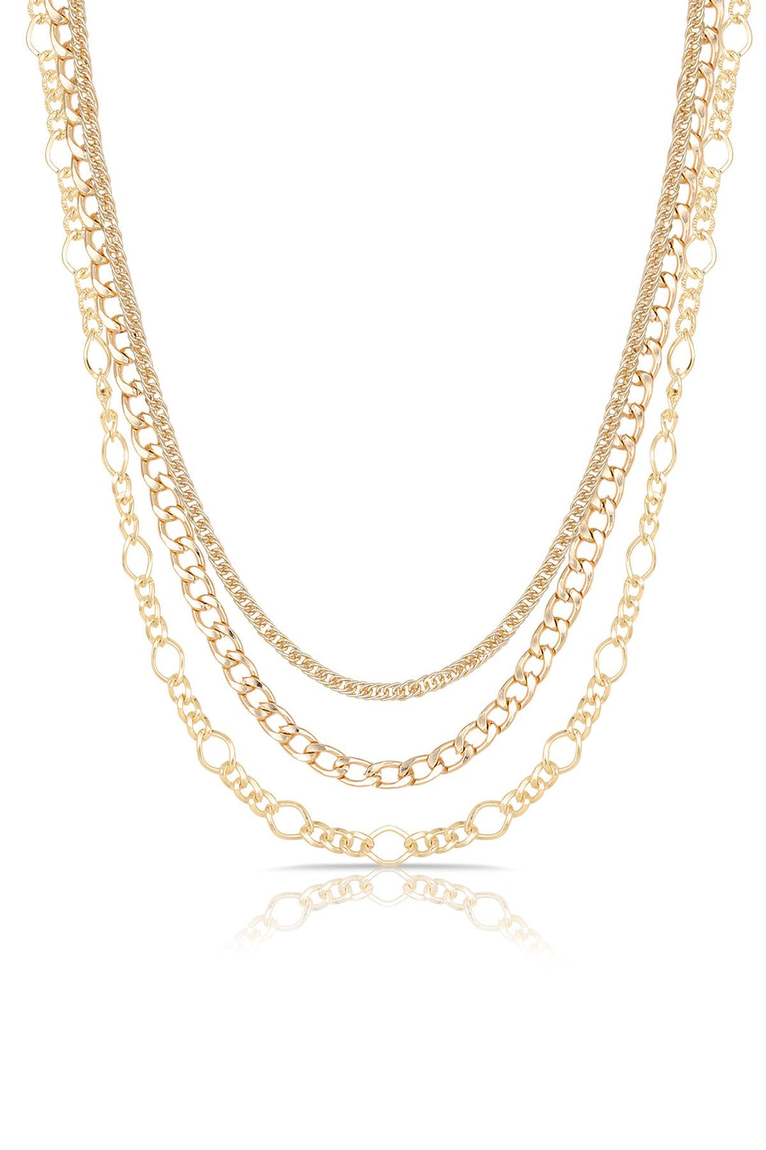 NVM TOPSHOP Time TSJ3008282-G Women's Multi Necklace - Telde